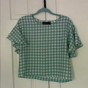MINKPINK gingham blouse